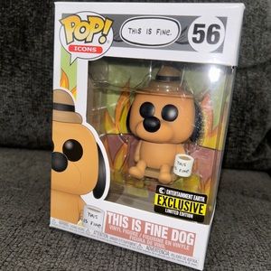 This is Fine Dog Pop! Vinyl Figure - Entertainment Earth Exclusive